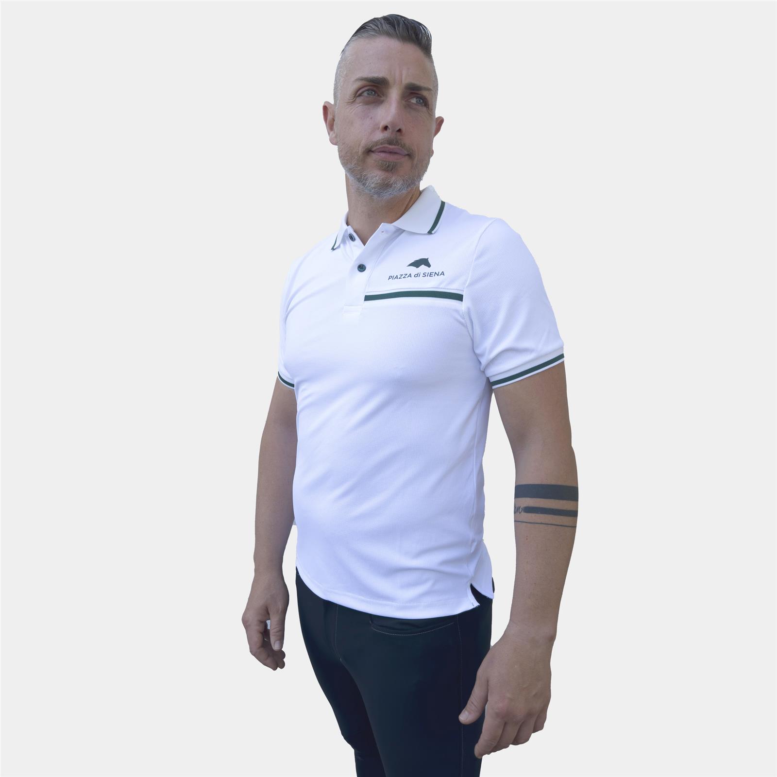 polo bianca da uomo piazza di siena